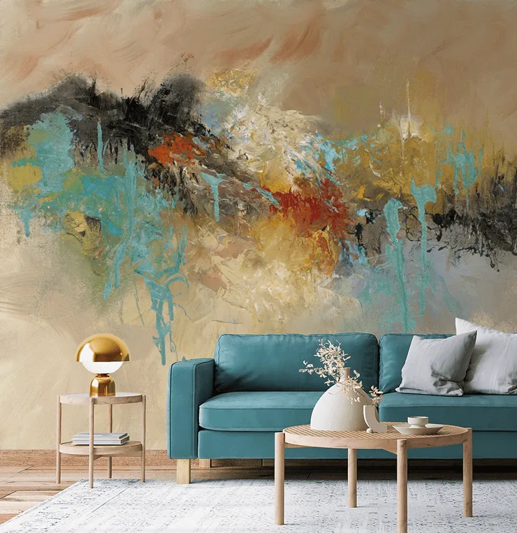 Commercial vinyl wallpaper Chicago office